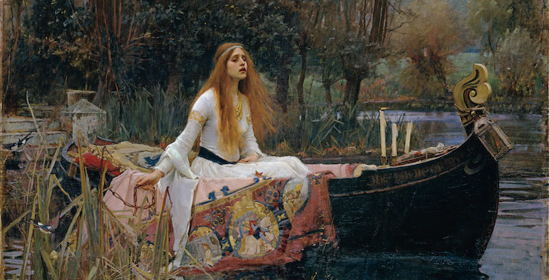 John William Waterhouse (1849-1917) La Dama di Shalott, 1888 Olio su tela, cm 153 x 200 ©Tate, London