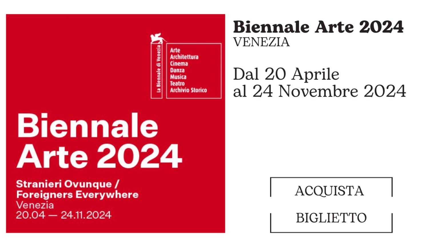 Biennale Venezia 2024 biglietti, padiglioni ed eventi collaterali