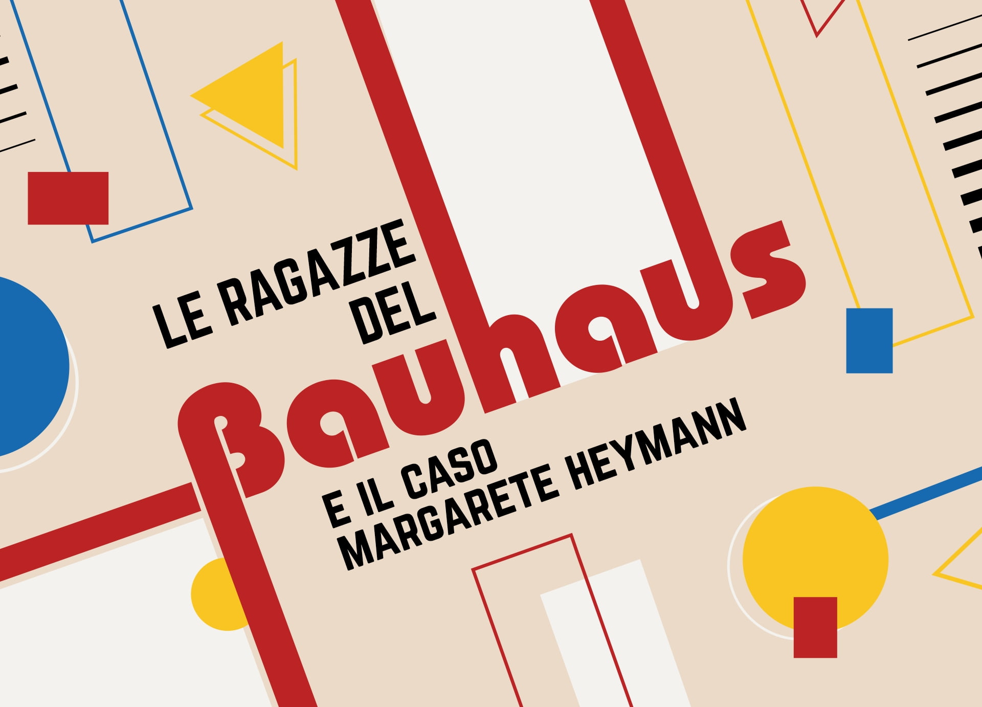 Le ragazze del Bauhaus e il caso Margarete Heymann mostra Terni