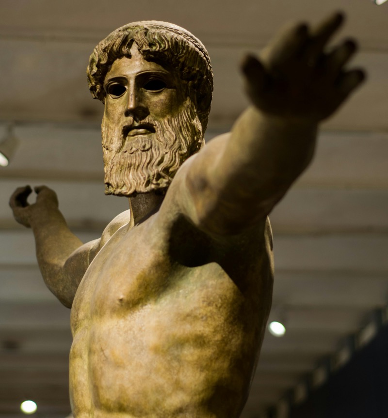 Statua di Zeus Museo Archeologico Atene