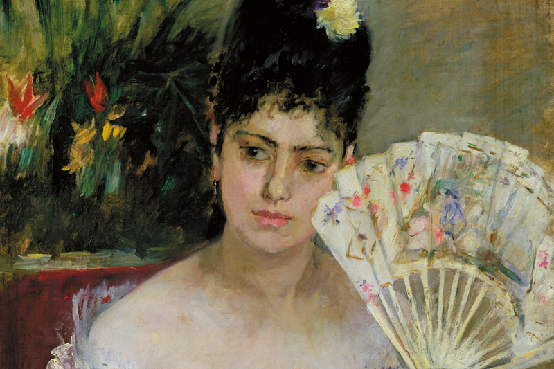 Berthe Morisot Woman with a Fan or At the Ball