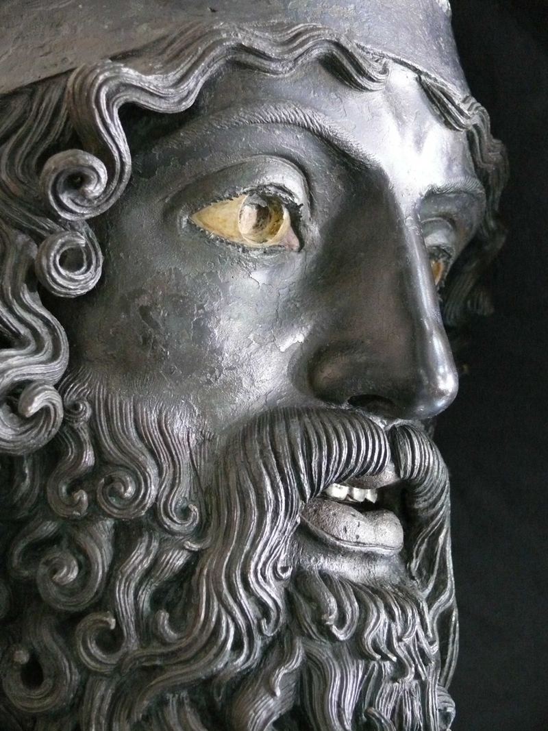 Bronzi di Riace dettaglio