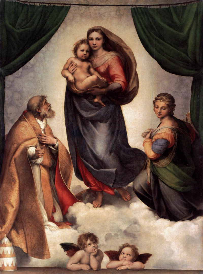 Raffaello Madonna Sistina