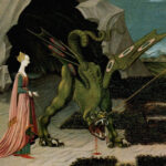 San Giorgio e il drago Paolo Uccello dettaglio